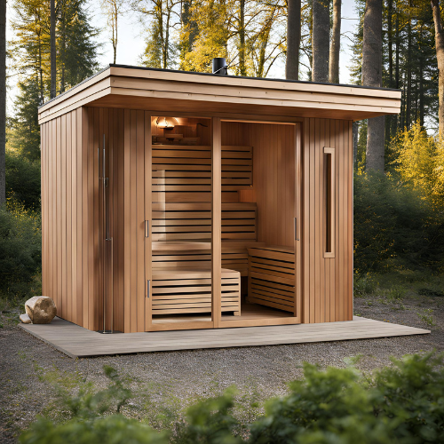 Garden Outdoor Sauna - 8 Person